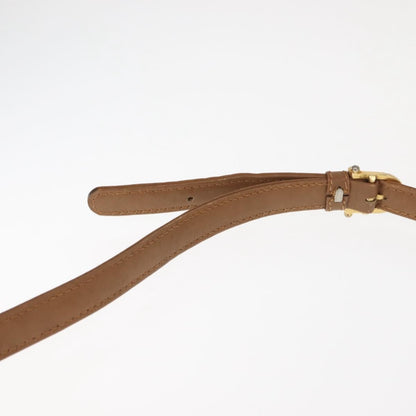 Celine Vintage Macadam Shoulder Bag Canvas and Leather, BEIGE, CANVAS, Shoulder bag