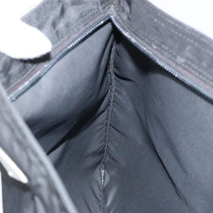 Prada Flat Messenger Bag Tessuto, BLACK, NYLON, Shoulder bag