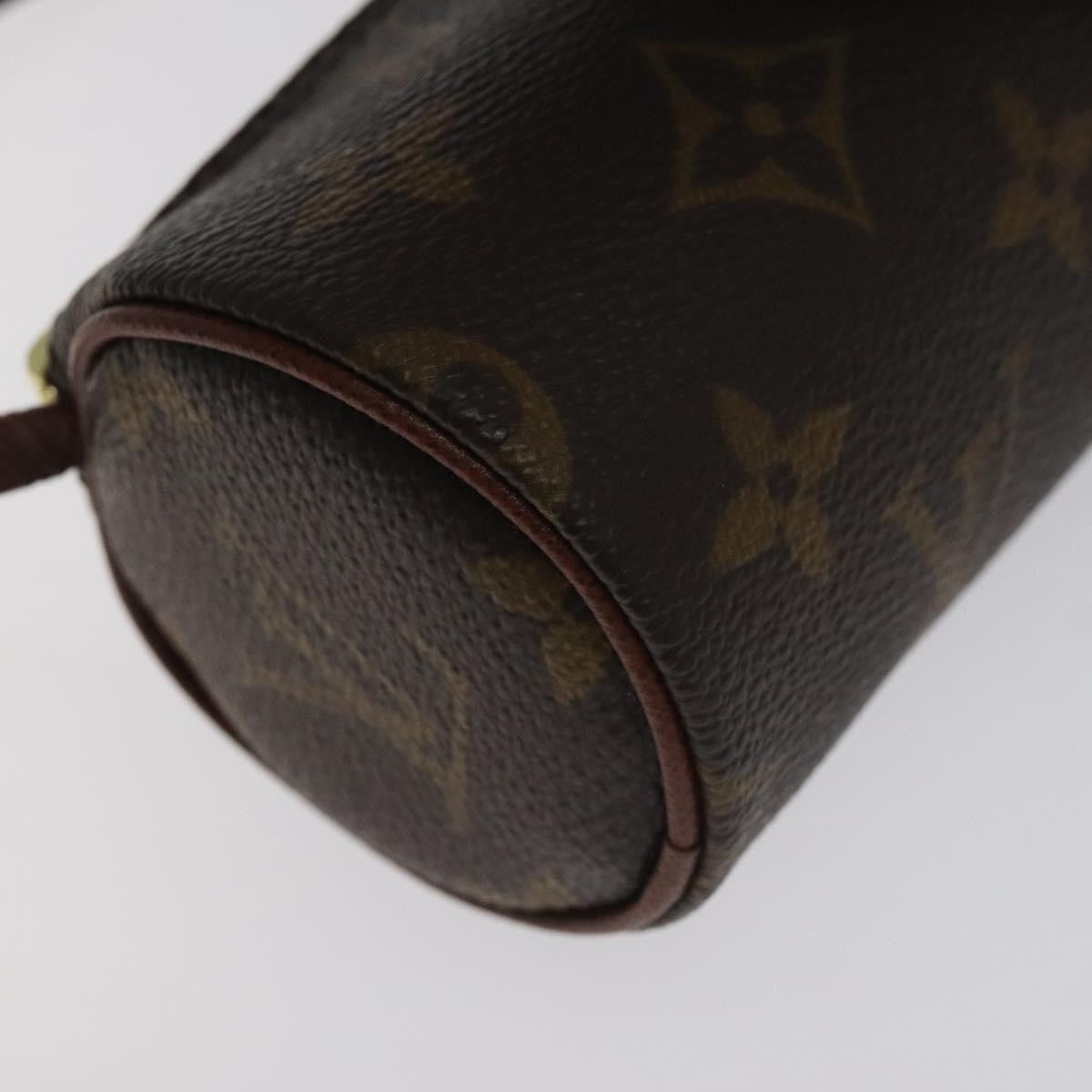 Louis Vuitton Papillon Pochette Monogram Canvas, BROWN, CANVAS, Handbag