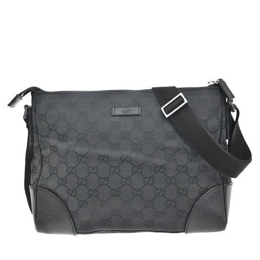 Gucci Joy Messenger Bag GG Canvas, Black, Canvas, Shoulder Bag