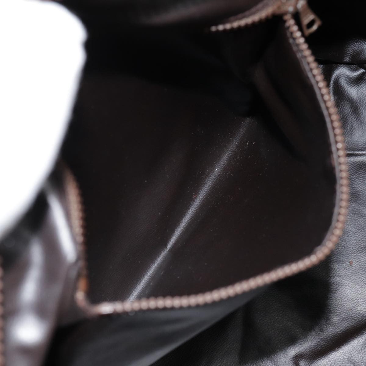 Celine Vintage Macadam Handbag Macadam, BROWN, CANVAS, Handbag