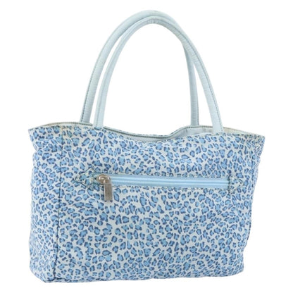 Bottega Veneta Vintage Tote Bag Nylon, BLUE, NYLON, Tote bag