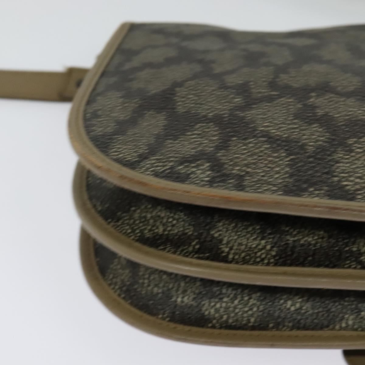 Saint Laurent Buckle Flap Crossbody Bag Canvas, BEIGE, CANVAS, Shoulder bag