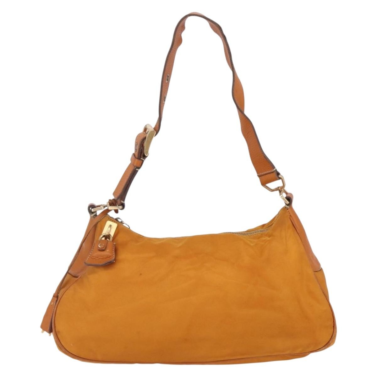Prada Vintage Shoulder Bag Tessuto, ORANGE, NYLON, Shoulder bag