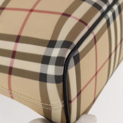 Burberry Top Handle Tote Nova Check Canvas, BEIGE, CANVAS, Handbag