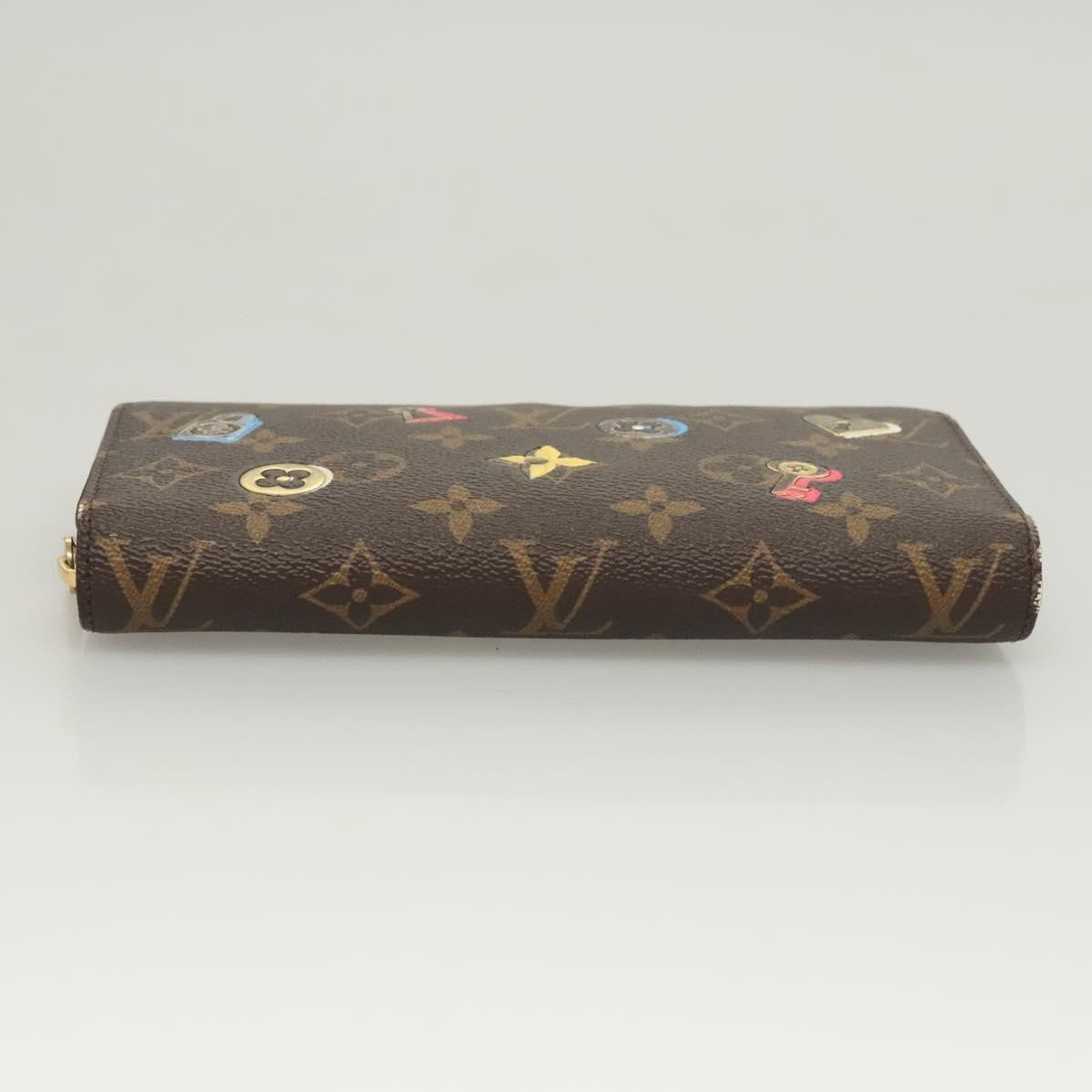 Louis Vuitton Zippy Wallet NM Monogram Lovelock, BROWN, CANVAS, Wallets