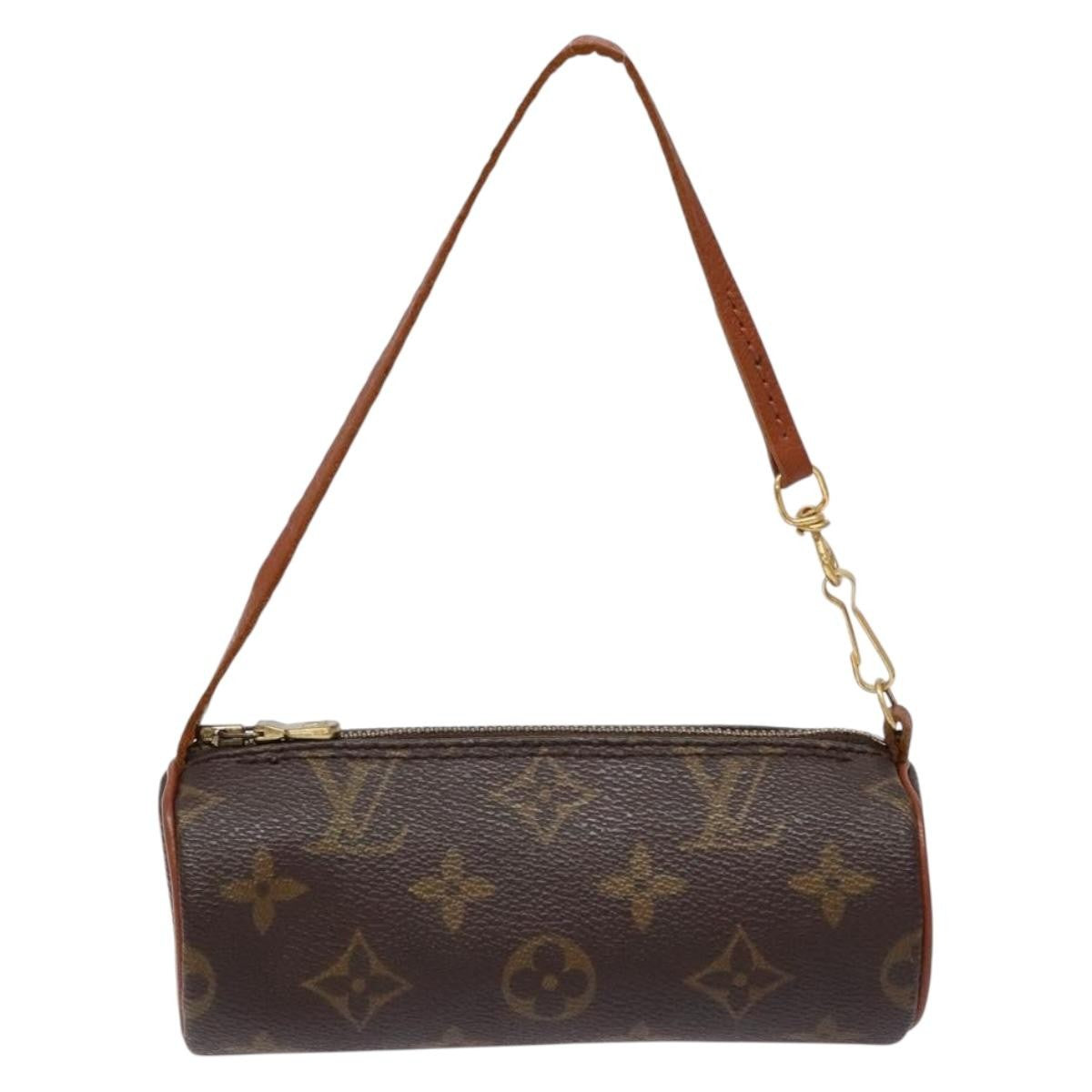 Louis Vuitton Papillon Pochette Monogram Canvas, BROWN, CANVAS, Handbag