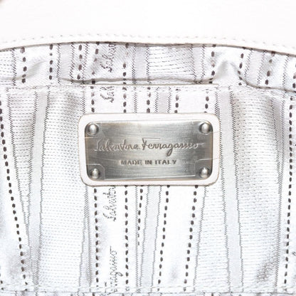 Salvatore Ferragamo Vala Shoulder Bag Patent Leather, YELLOW, PATENT_LEATHER, Shoulder bag