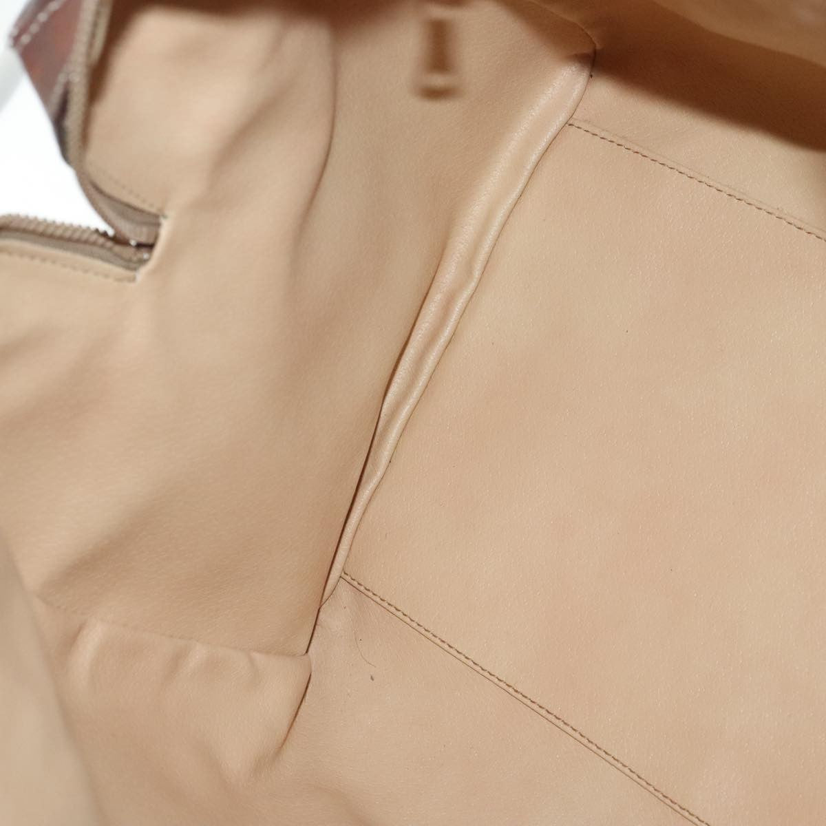 Celine Vintage Macadam Boston bag Canvas, BEIGE, CANVAS, Travel bag