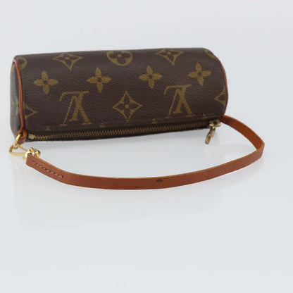 Louis Vuitton Papillon Pochette Monogram Canvas, BROWN, CANVAS, Handbag