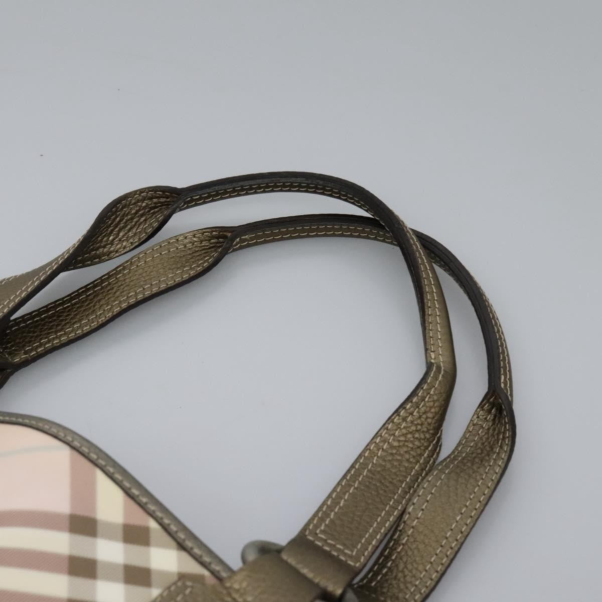 Burberry Nova Check Tote canvas check pattern, PINK, PVC, Tote bag