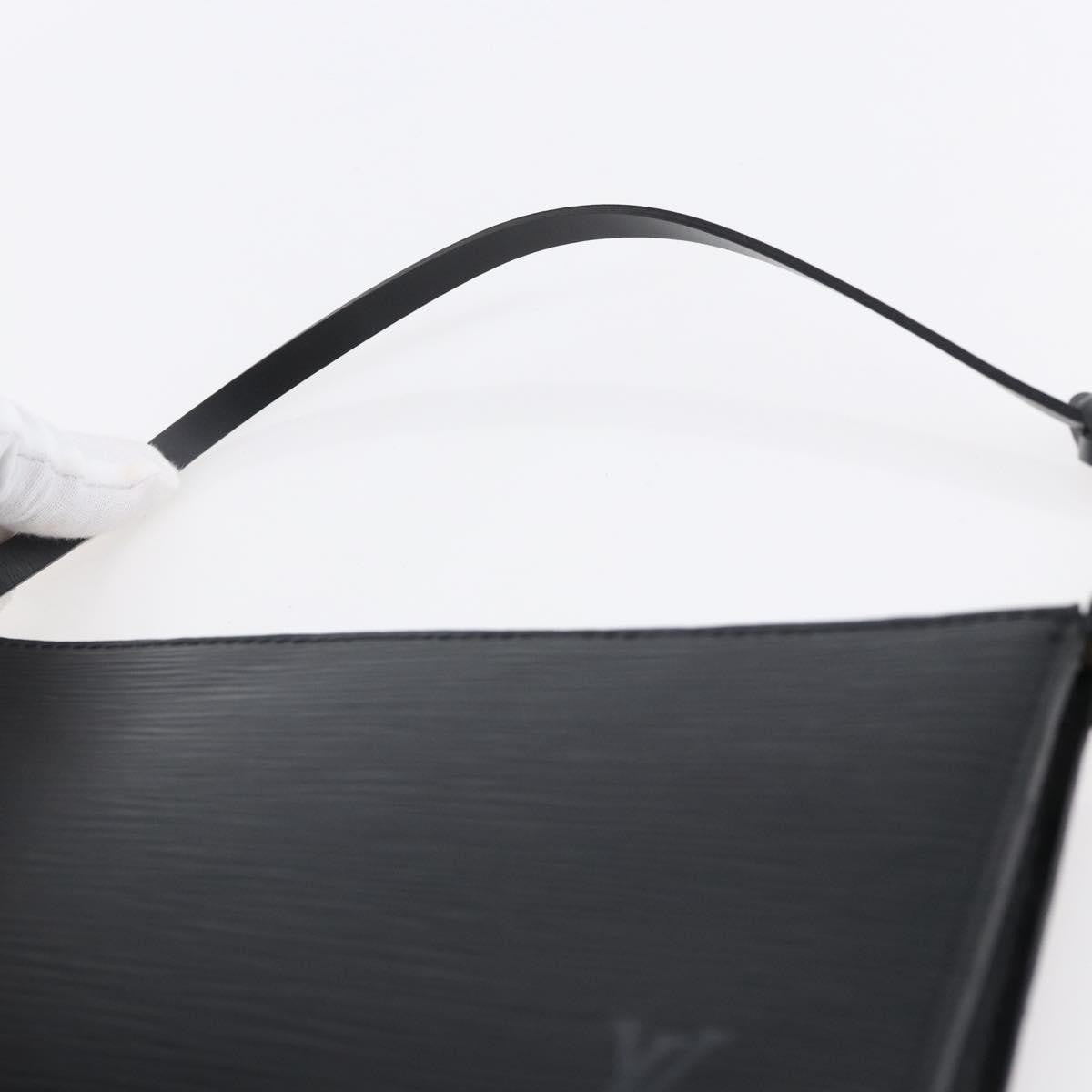 Louis Vuitton Pochette Accessoires Epi Leather, BLACK, LEATHER, Clutche & pouche