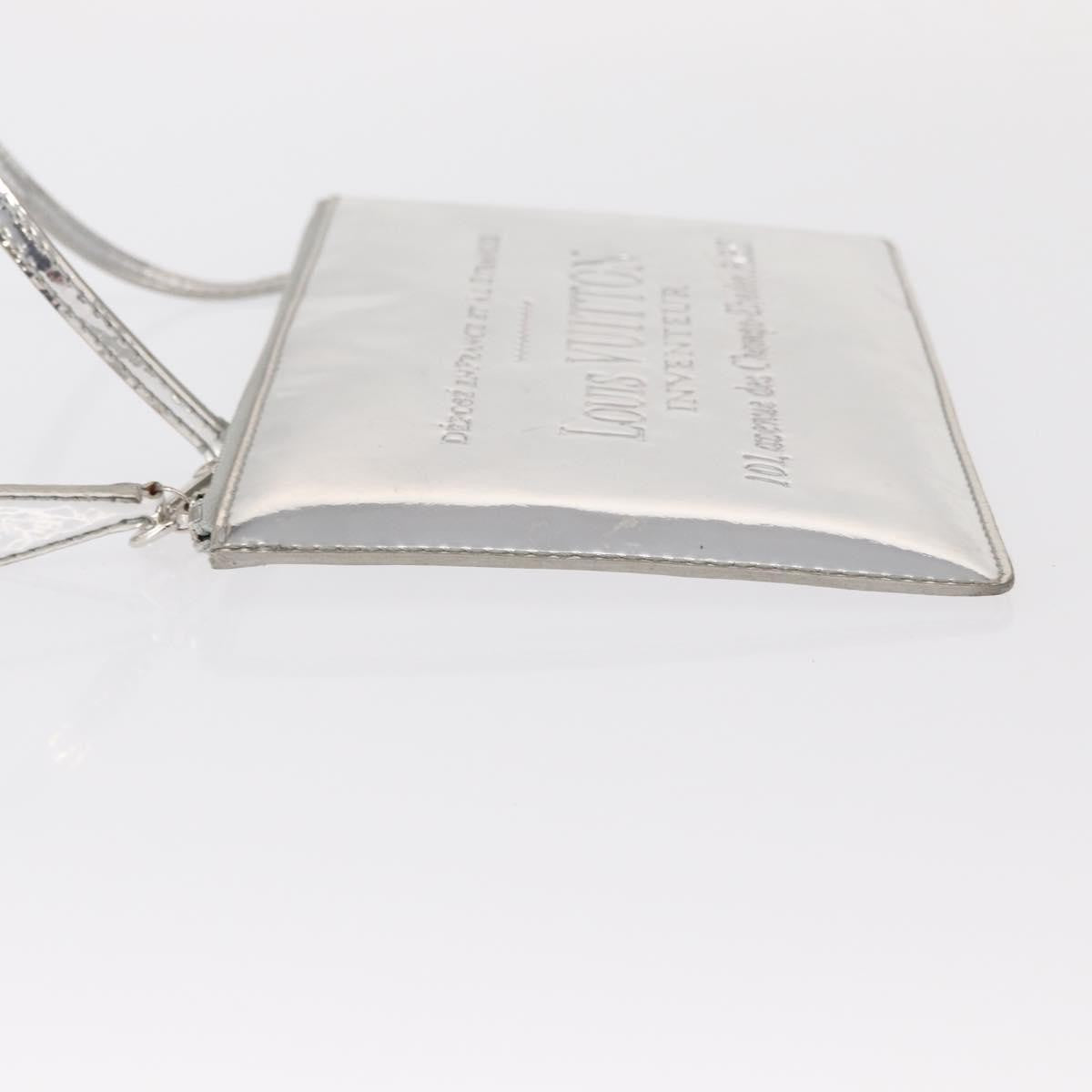 Louis Vuitton Pochette Clutch Monogram Miroir PVC, SILVER, PATENT_LEATHER, Clutche & pouche