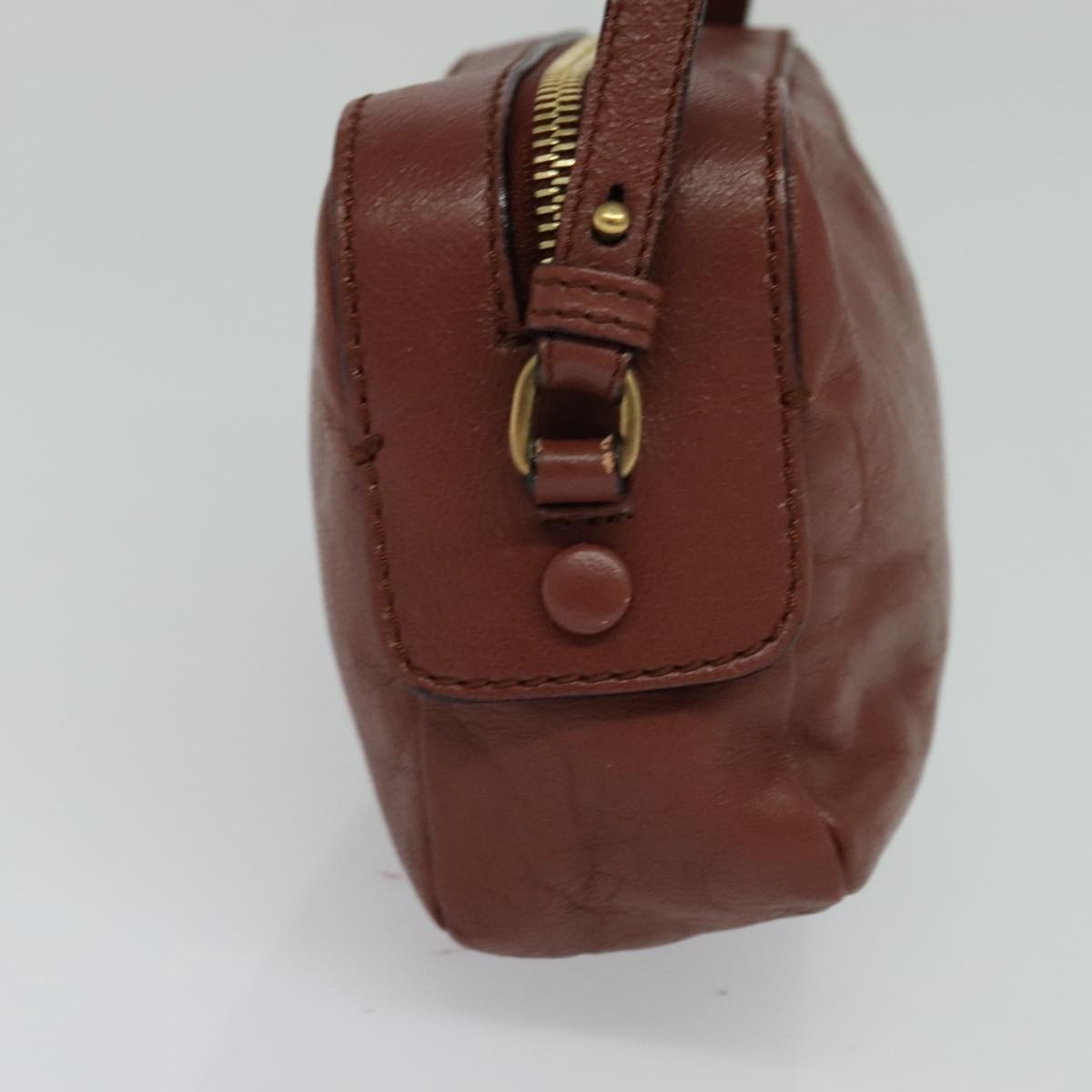 Chloe Vintage Shoulder Bag Leather, BROWN, LEATHER, Shoulder bag