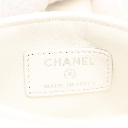 Chanel Vintage Clutch Tweed, White, Tweed, Clutch