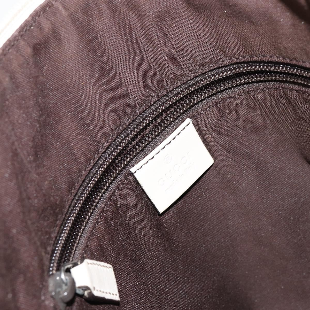 Gucci Zip Messenger GG Canvas with Perforated Leather, BEIGE, CANVAS, Shoulder bag