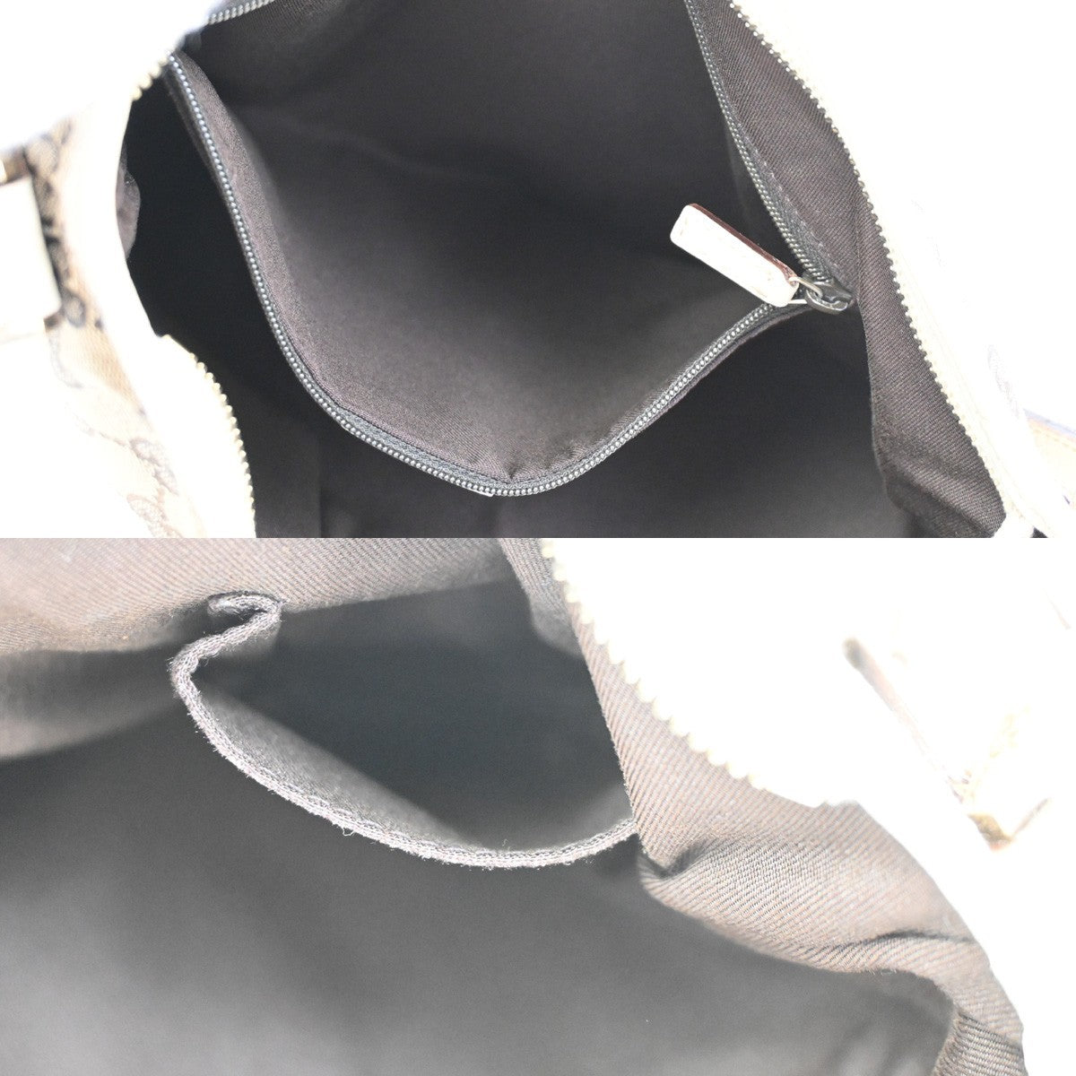 Gucci Abbey D-Ring Messenger Bag GG Canvas, BROWN, CANVAS, Shoulder bag