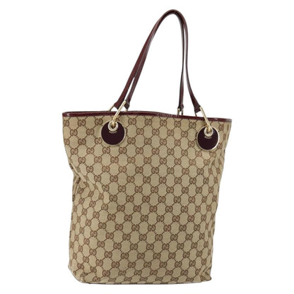 Gucci Eclipse Tote GG Canvas, BEIGE, CANVAS, Tote bag