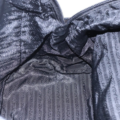 Prada Vintage Zip Handbag Tessuto, BLACK, NYLON, Handbag