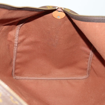 Louis Vuitton Keepall Bag Monogram Canvas, BROWN, CANVAS, Travel bag
