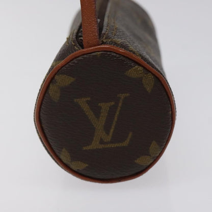 Louis Vuitton Papillon Pochette Monogram Canvas, BROWN, CANVAS, Clutche & pouche