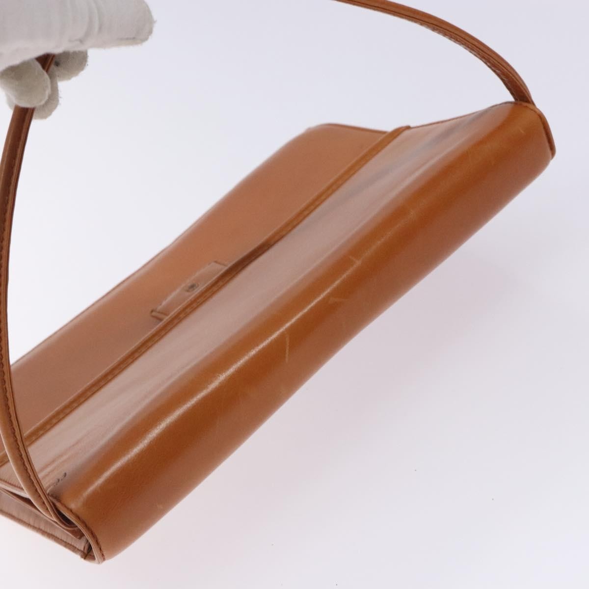 Loewe Anagram handbag Leather, BROWN, LEATHER, Handbag