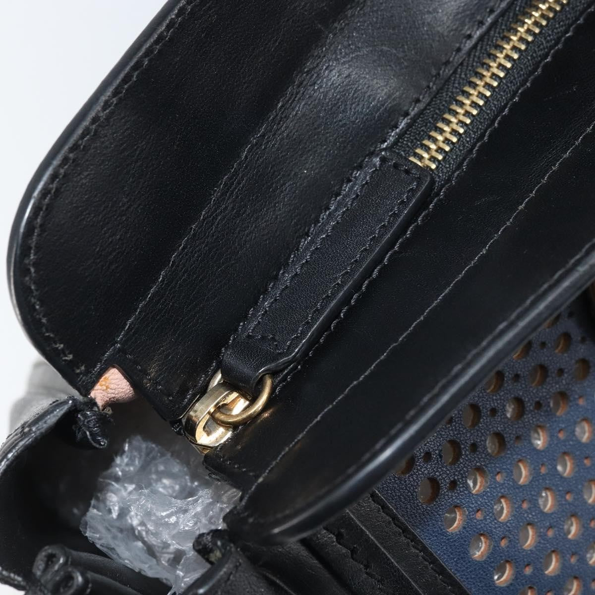 Chloe Alice Satchel Leather, Black, Leather, Handbag