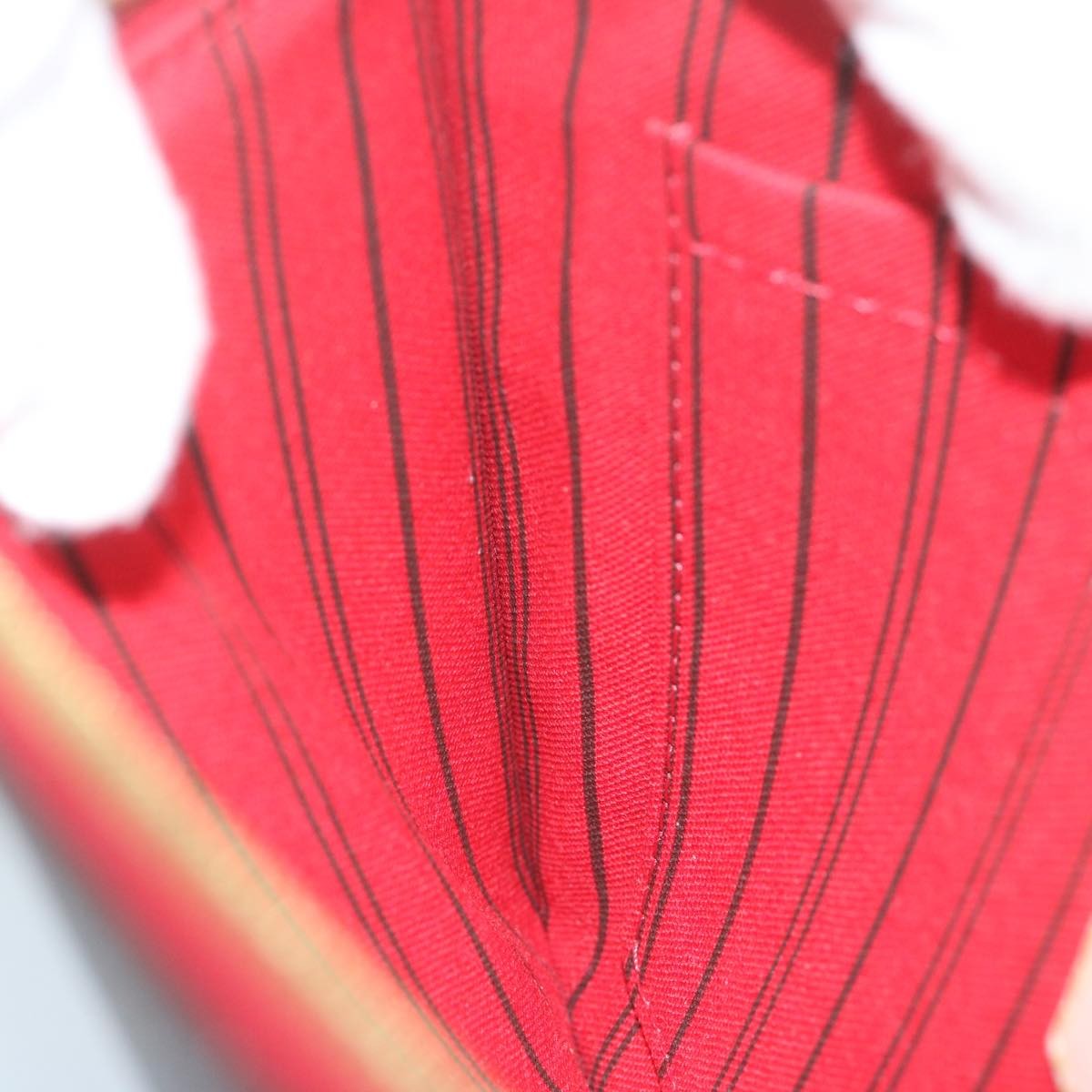 Louis Vuitton Neverfull Pochette Monogram Canvas, BROWN, CANVAS, Tote bag