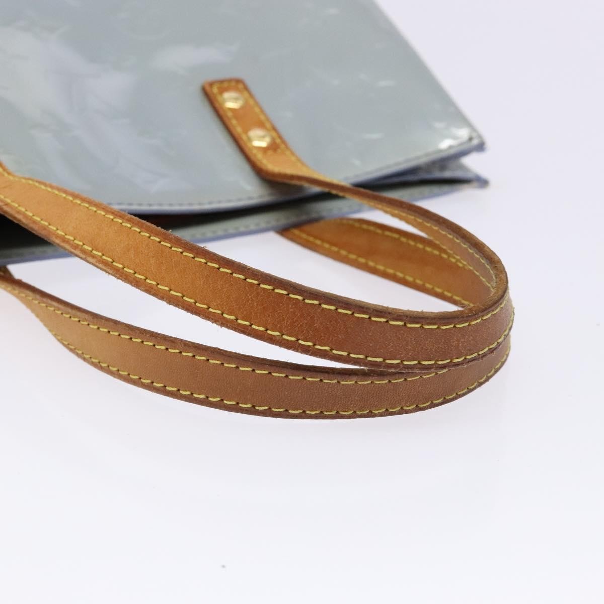 Louis Vuitton Reade Handbag Monogram Vernis, BLUE, PATENT_LEATHER, Handbag