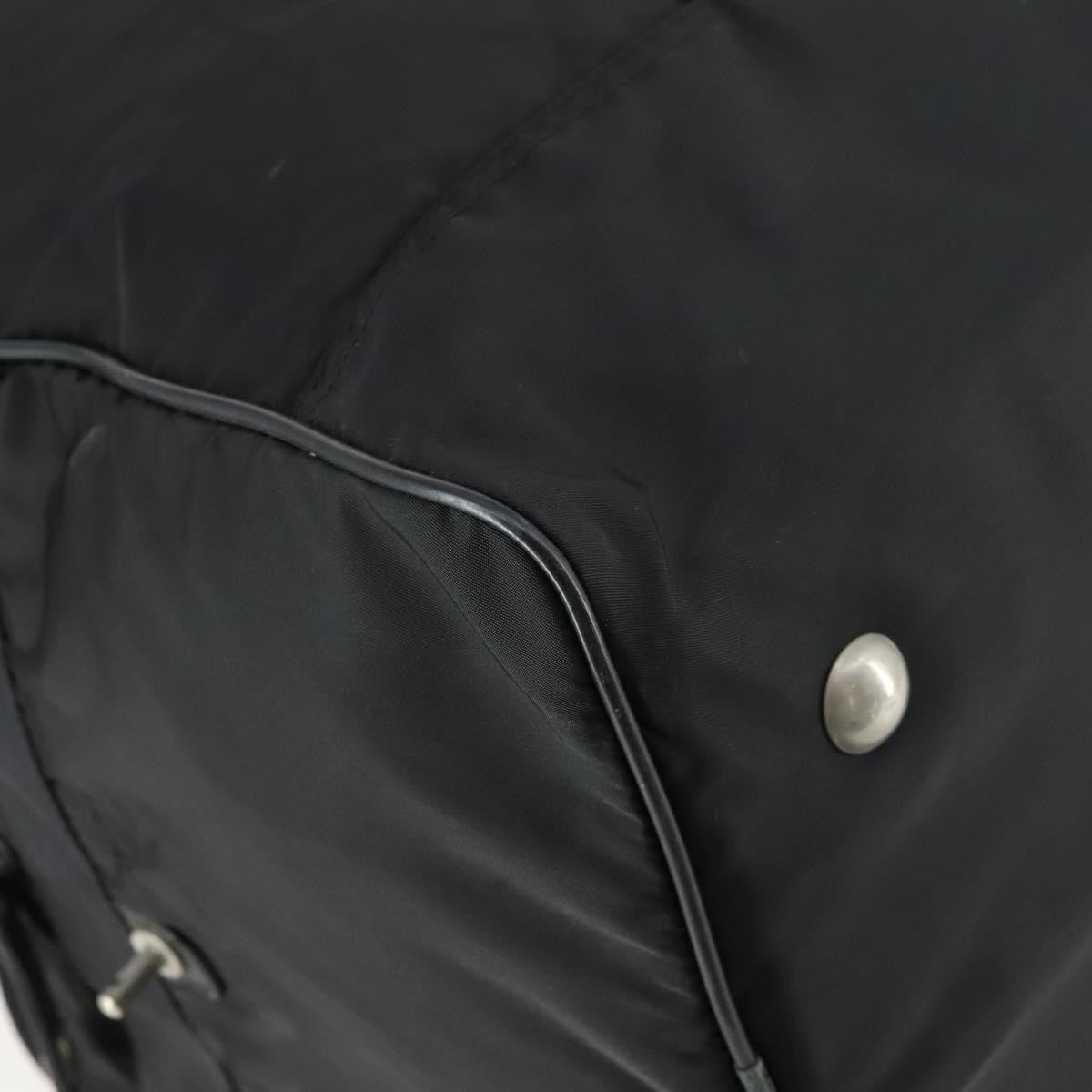 Prada Weekend Duffle Bag Tessuto, BLACK, NYLON, Travel bag