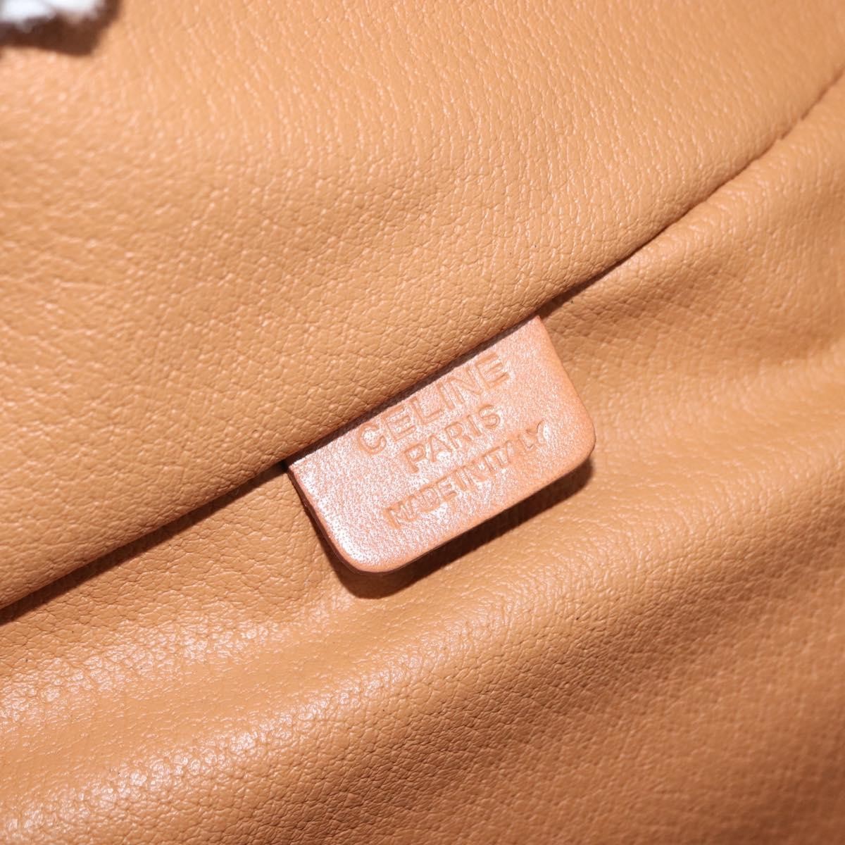 Celine Macadam Vanity Bag Canvas, BROWN, CANVAS, Handbag