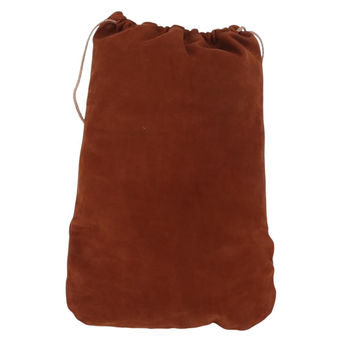 Gucci Pochette Suede, BROWN, SUEDE, Clutche & pouche