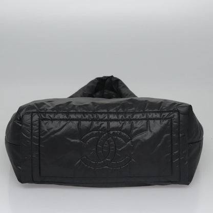 Chanel Coco Cocoon Reversible Tote Quilted Nylon, BLACK, NYLON, Tote bag