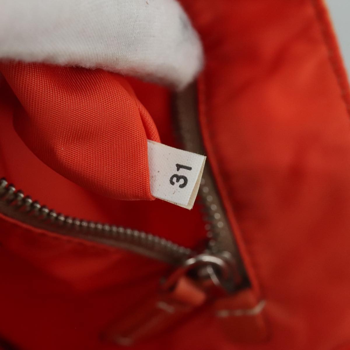 Prada Vintage Handbag Tessuto, YELLOW, NYLON, Handbag