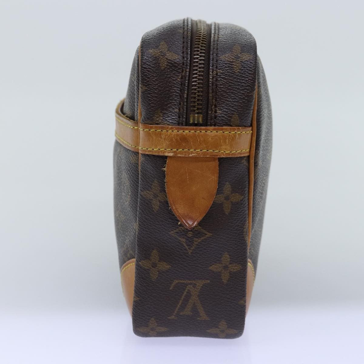 Louis Vuitton Compiegne Canvas, BROWN, CANVAS, Clutche & pouche