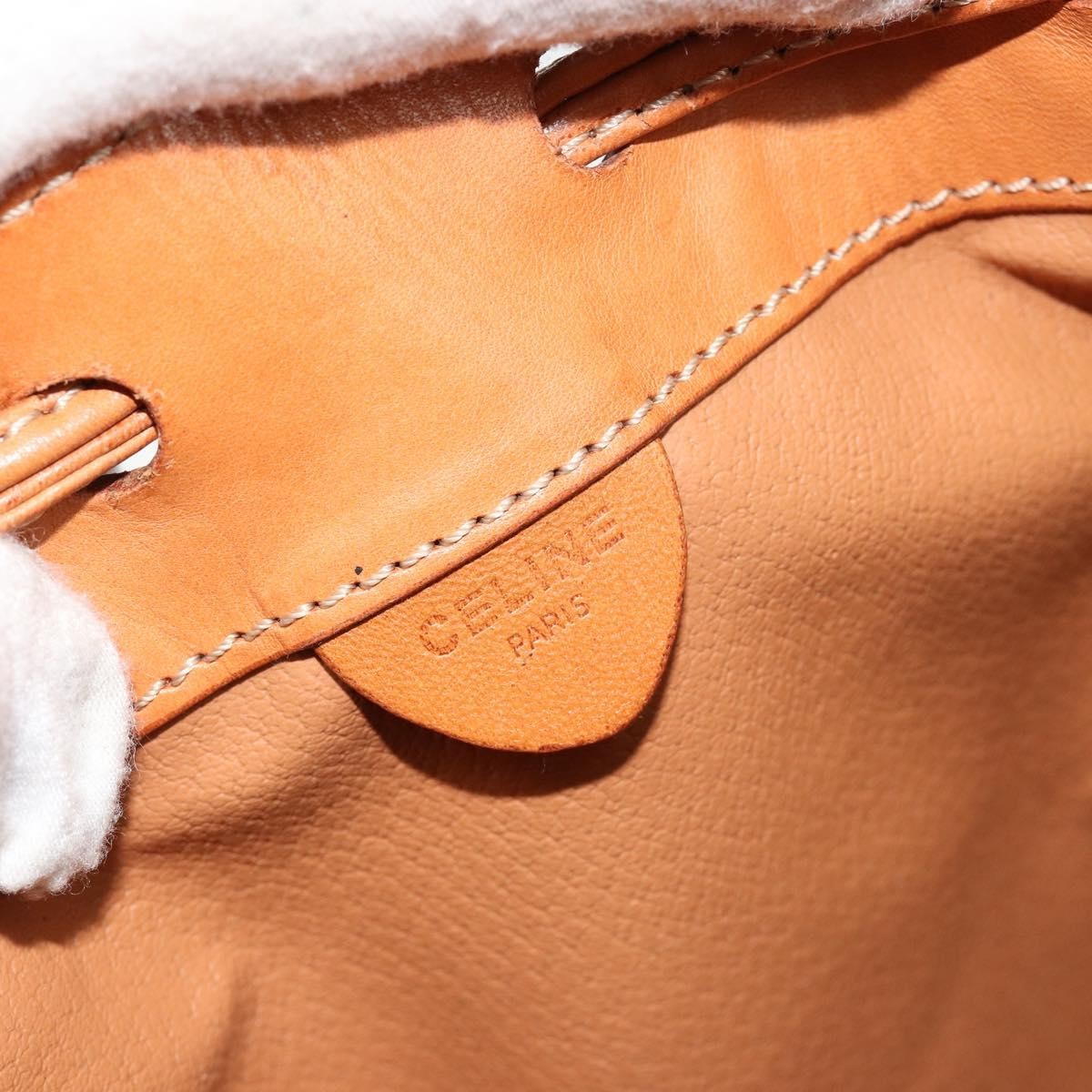 Celine Macadam Shoulder Bag PVC Leather, Brown, PVC, Shoulder Bag