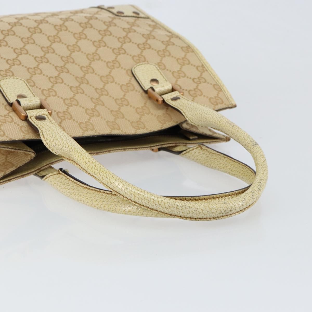 Gucci Open Tote GG Canvas, BEIGE, CANVAS, Tote bag