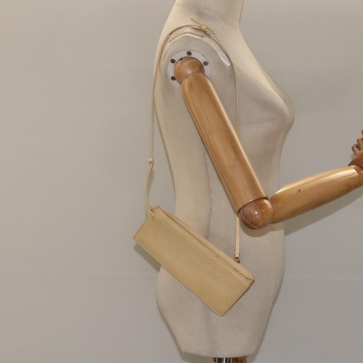 Louis Vuitton Rochelle Waist Bag Epi Leather, BEIGE, LEATHER, Travel bag