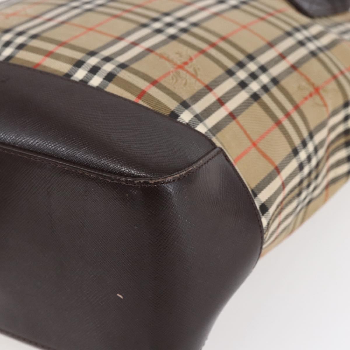 Burberry Vintage tote bag Canvas, BEIGE, CANVAS, Tote bag