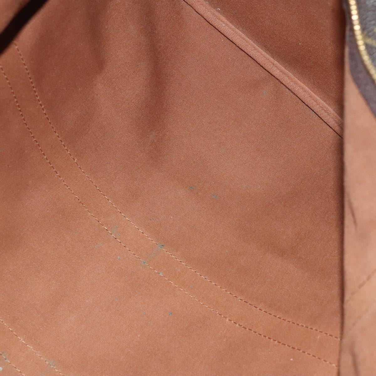 Louis Vuitton Keepall Bag Monogram Canvas, BROWN, CANVAS, Travel bag