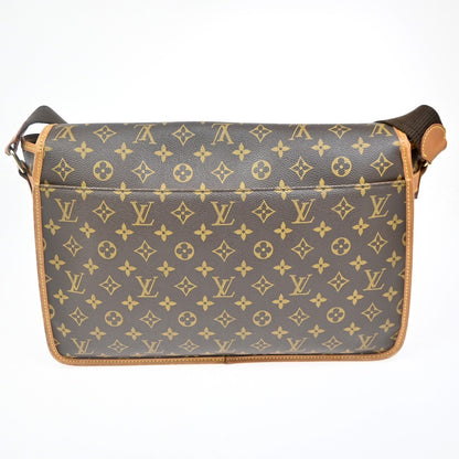 Louis Vuitton Sac Gibeciere Messenger Bag Monogram Canvas, BROWN, CANVAS, Shoulder bag