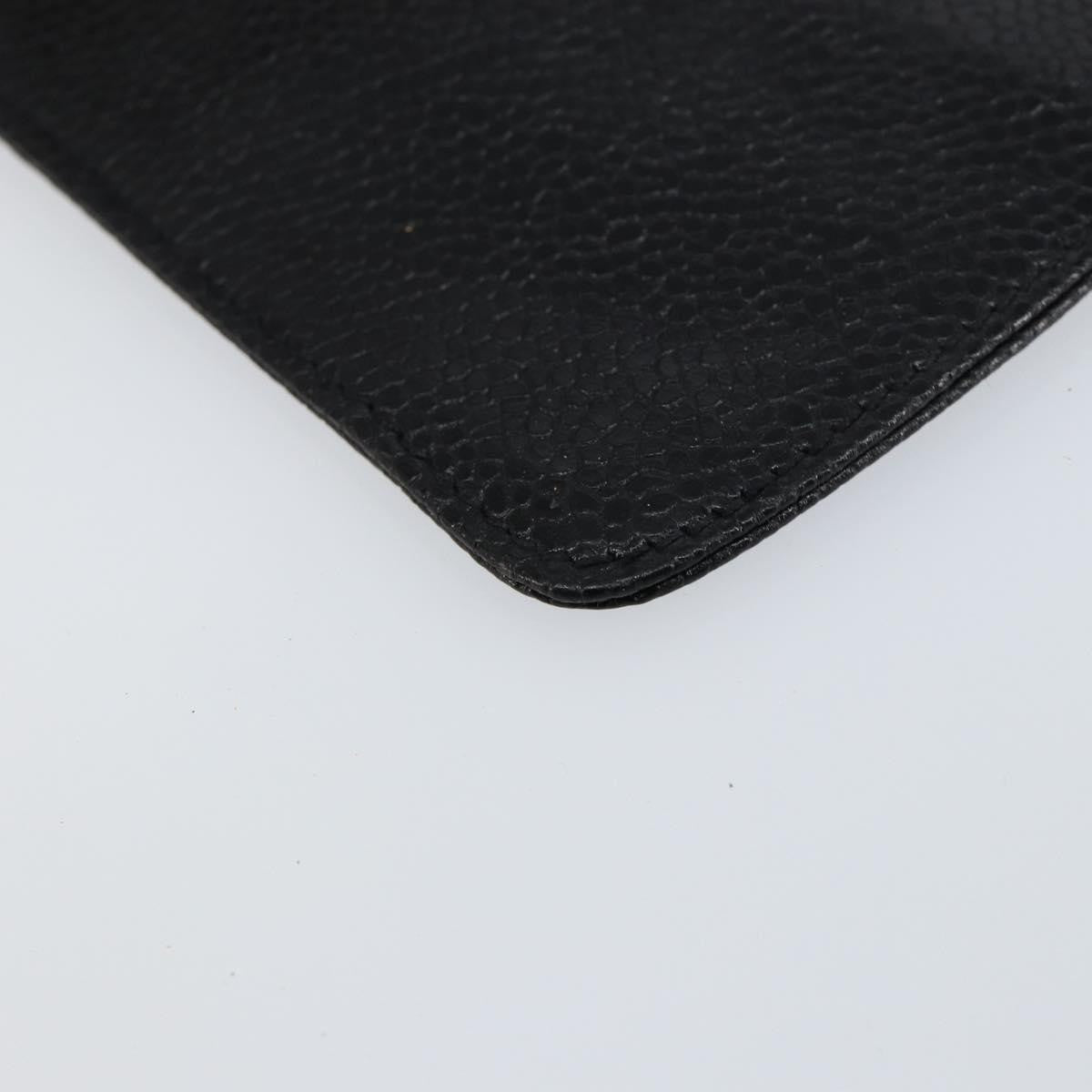 Chanel Vintage CC Phone Holder Crossbody Bag Caviar, BLACK, LEATHER, Clutche & pouche