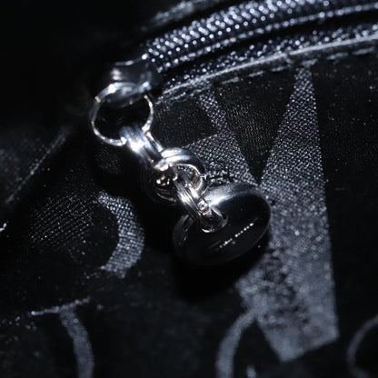 Salvatore Ferragamo Gancini Shoulder Bag Leather, BLACK, LEATHER, Tote bag