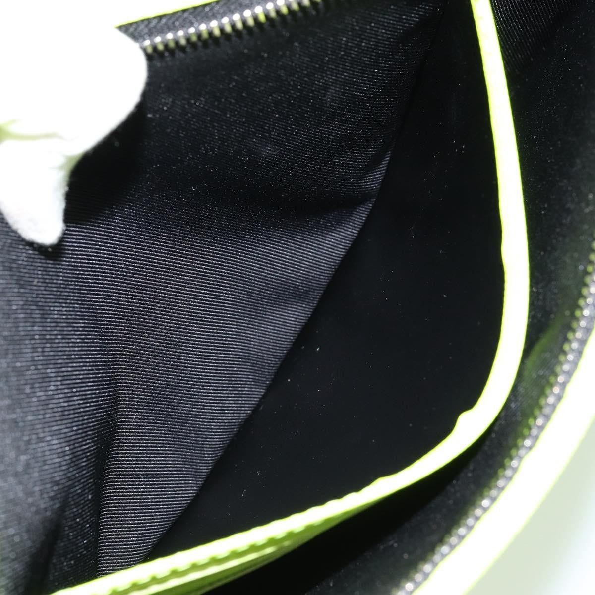 Louis Vuitton Pochette Voyage Monogram Taigarama, YELLOW, LEATHER, Clutche & pouche