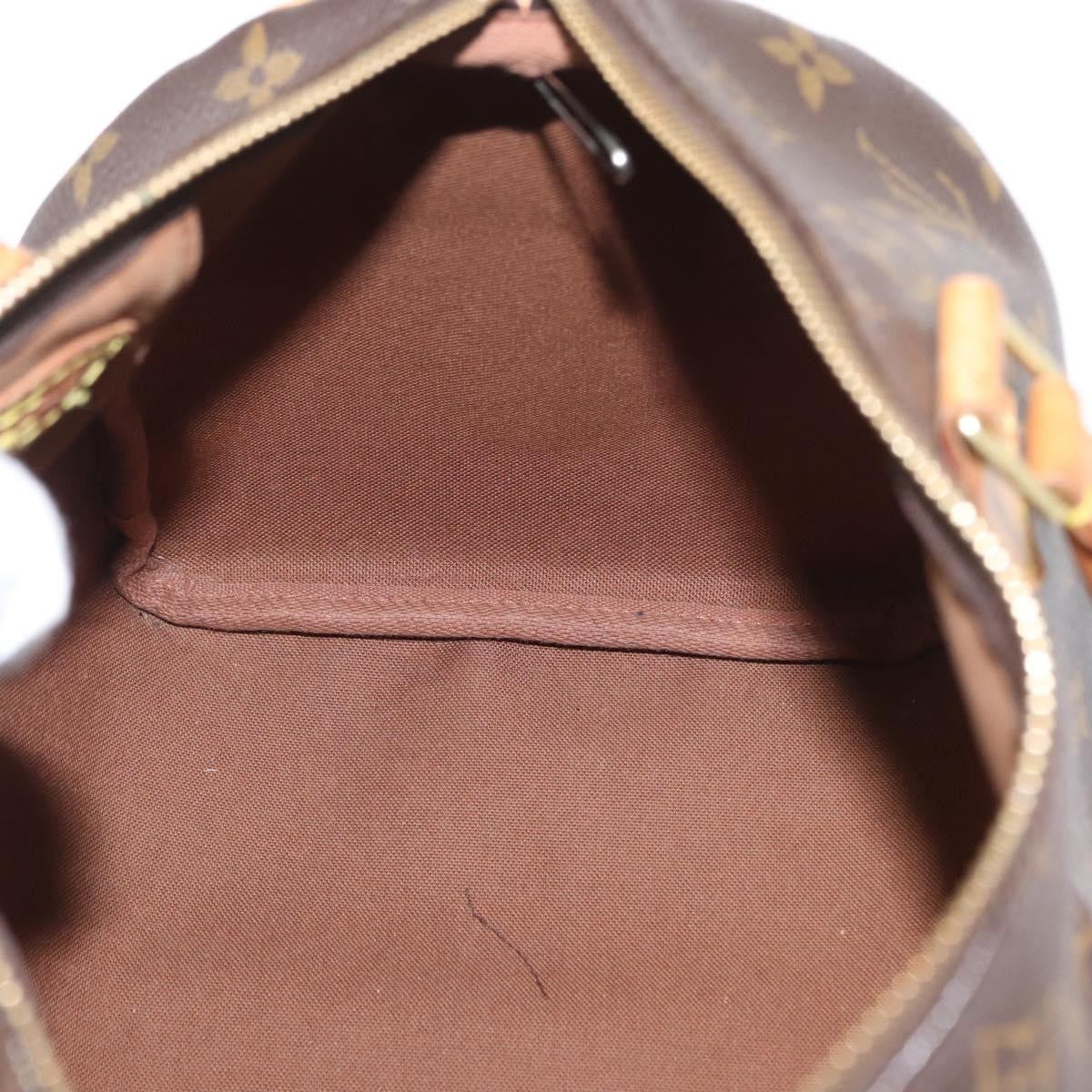 Louis Vuitton Speedy Handbag Monogram Canvas, BROWN, CANVAS, Travel bag