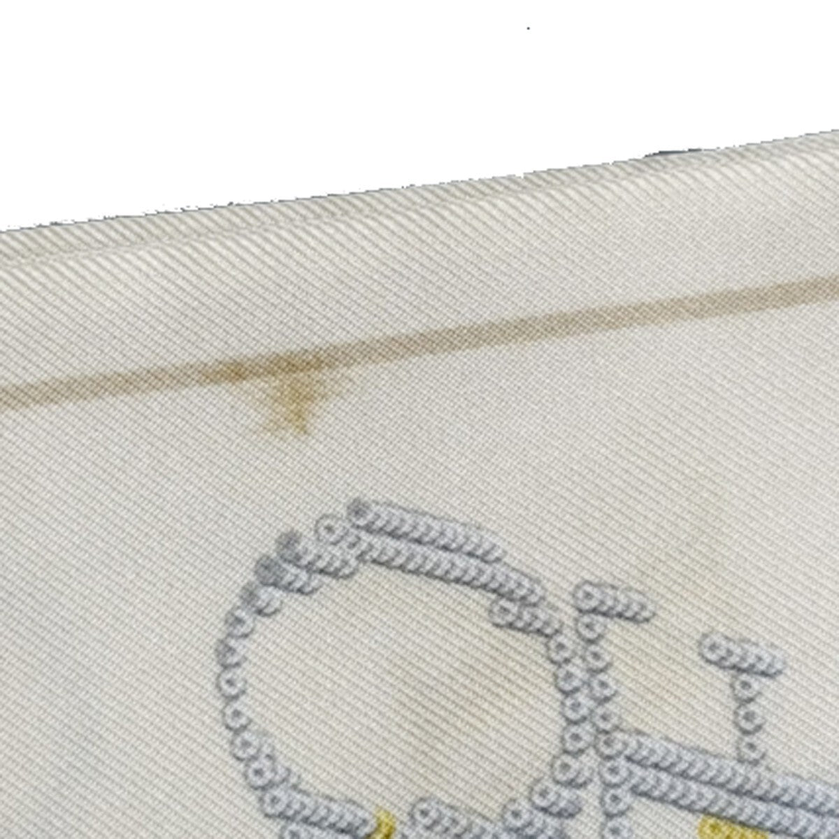 Louis Vuitton Bandeau Headband Monogram Denim, BEIGE, SILK, Scarve & shawl