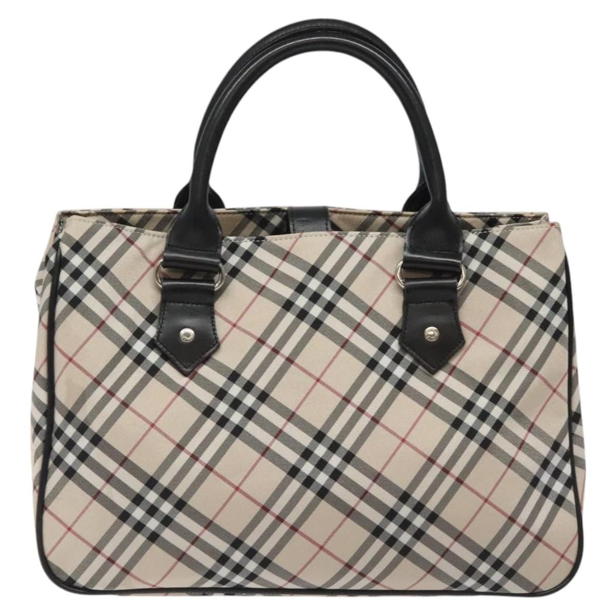 Burberry Nova Check Tote Nylon, BEIGE, NYLON, Tote bag