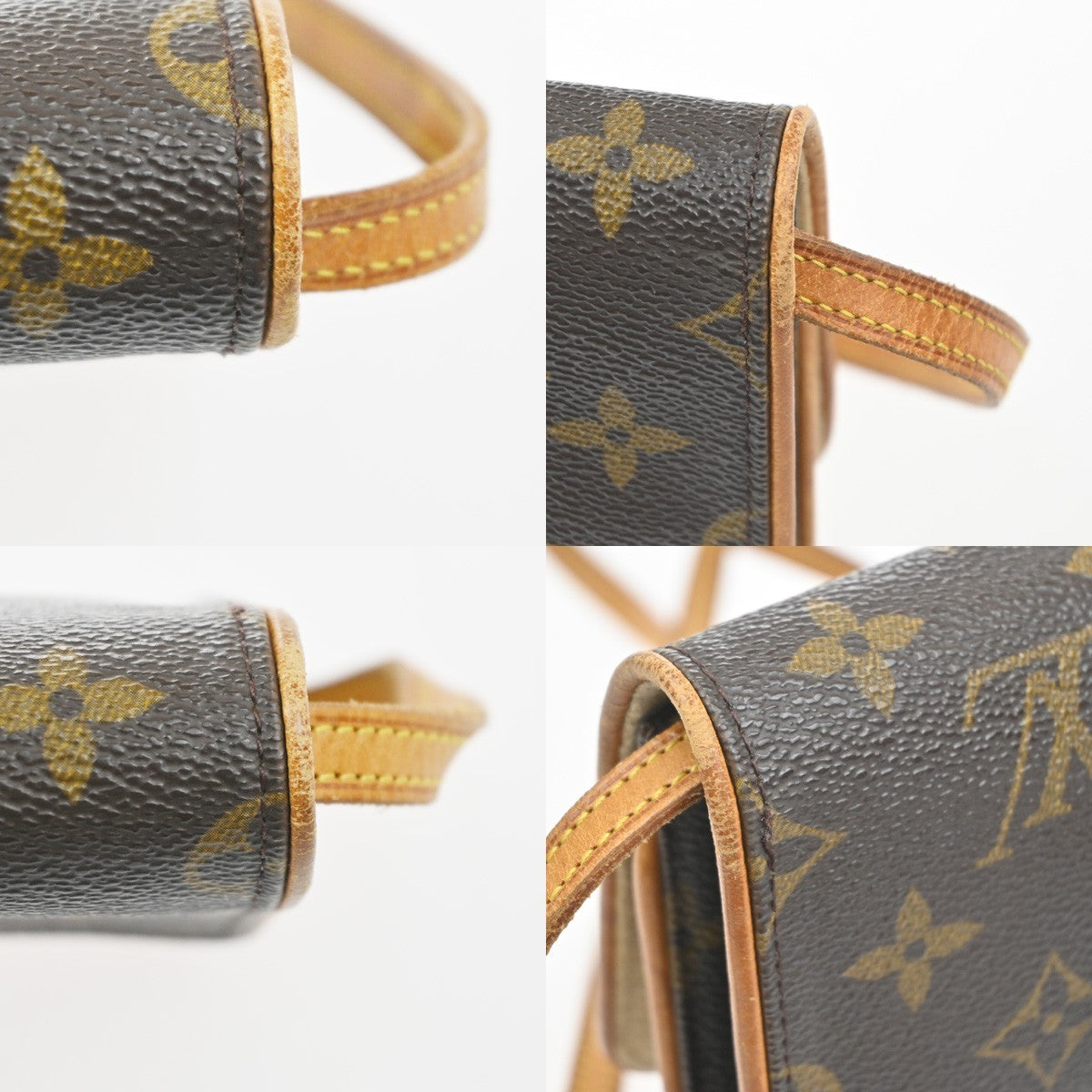 Louis Vuitton Twin Handbag Monogram Canvas, Brown, Canvas, Clutch