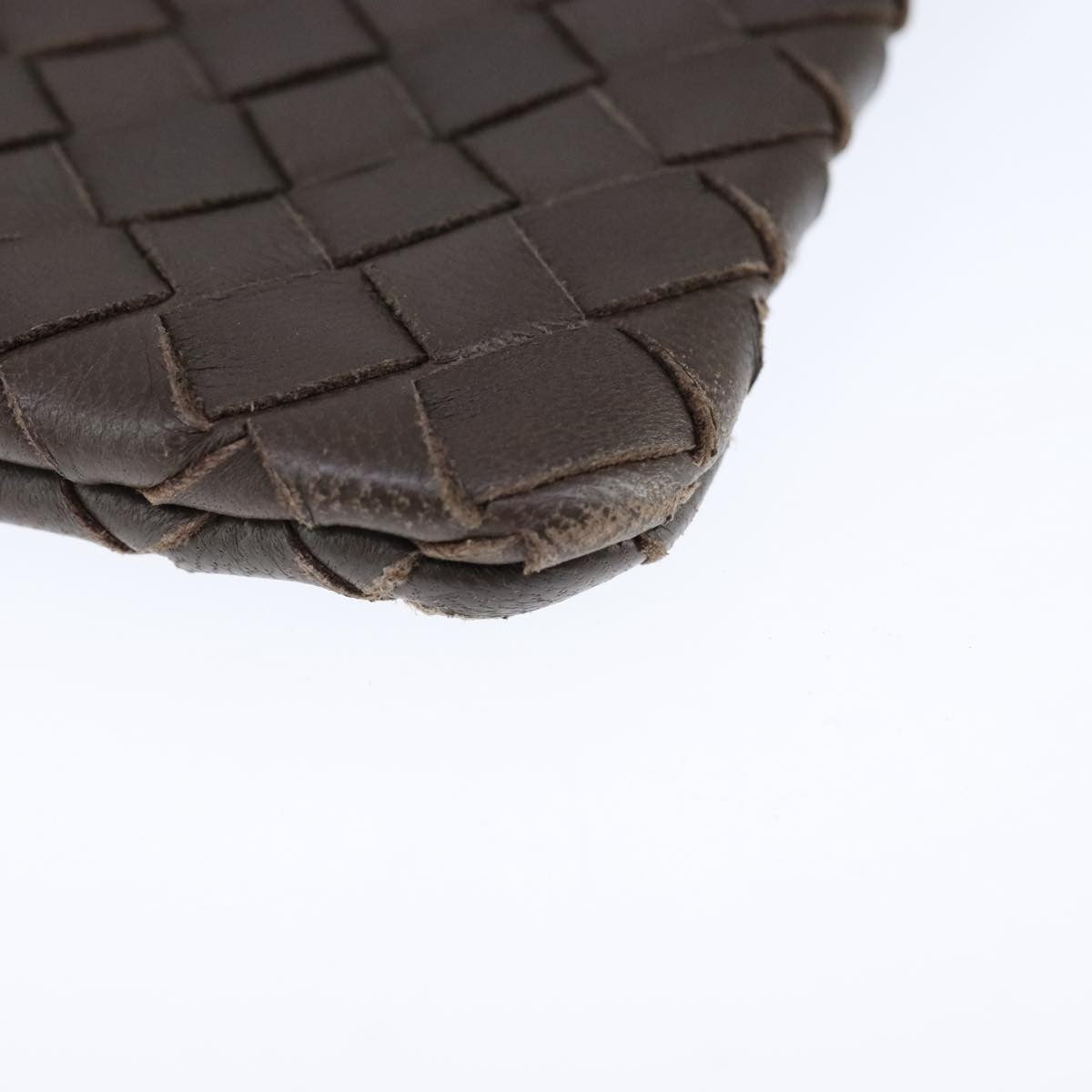 Bottega Veneta Crossbody Phone Holder Pouch Intrecciato Nappa, BROWN, LEATHER, Clutche & pouche