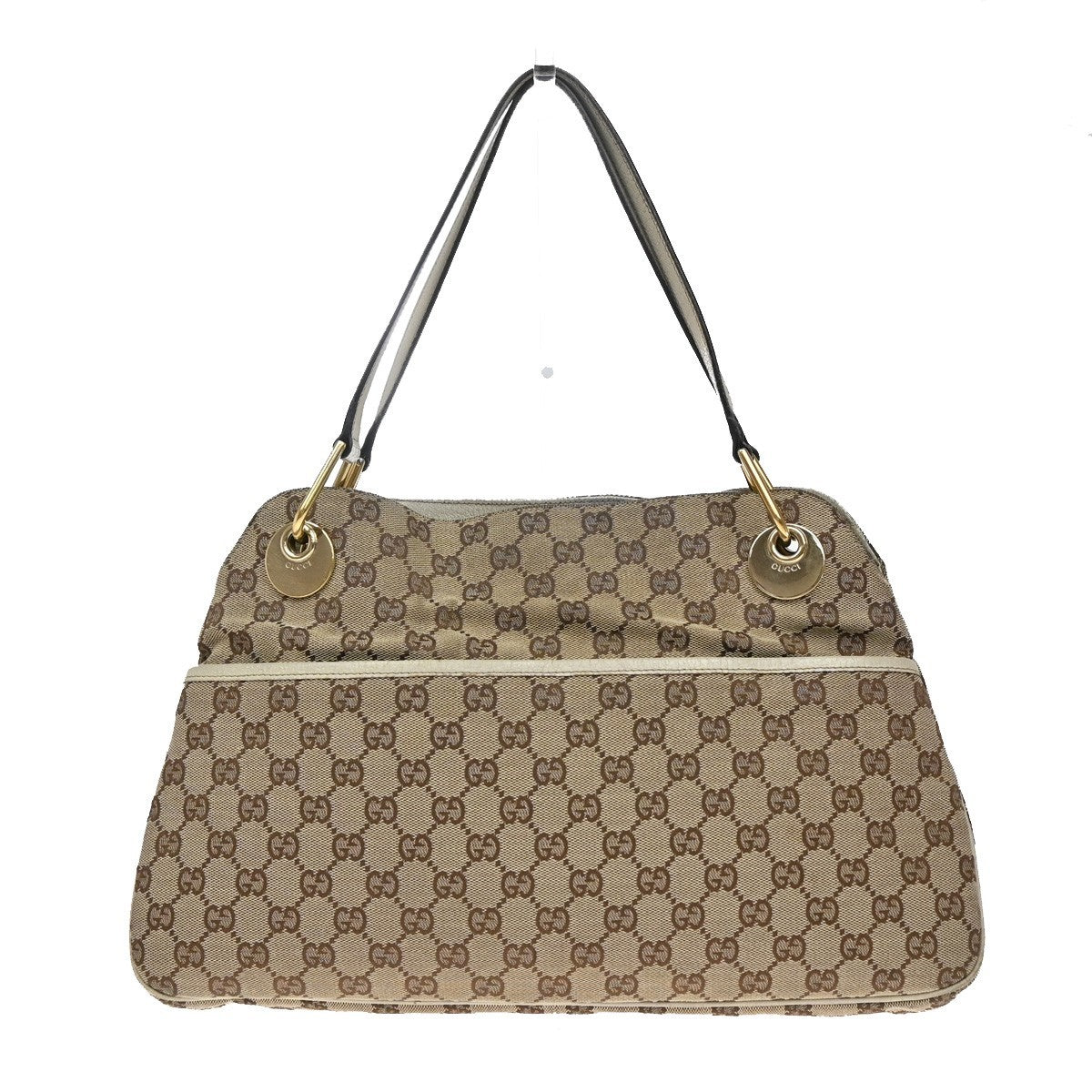 Gucci Eclipse Shoulder Bag GG Canvas, BROWN, CANVAS, Tote bag